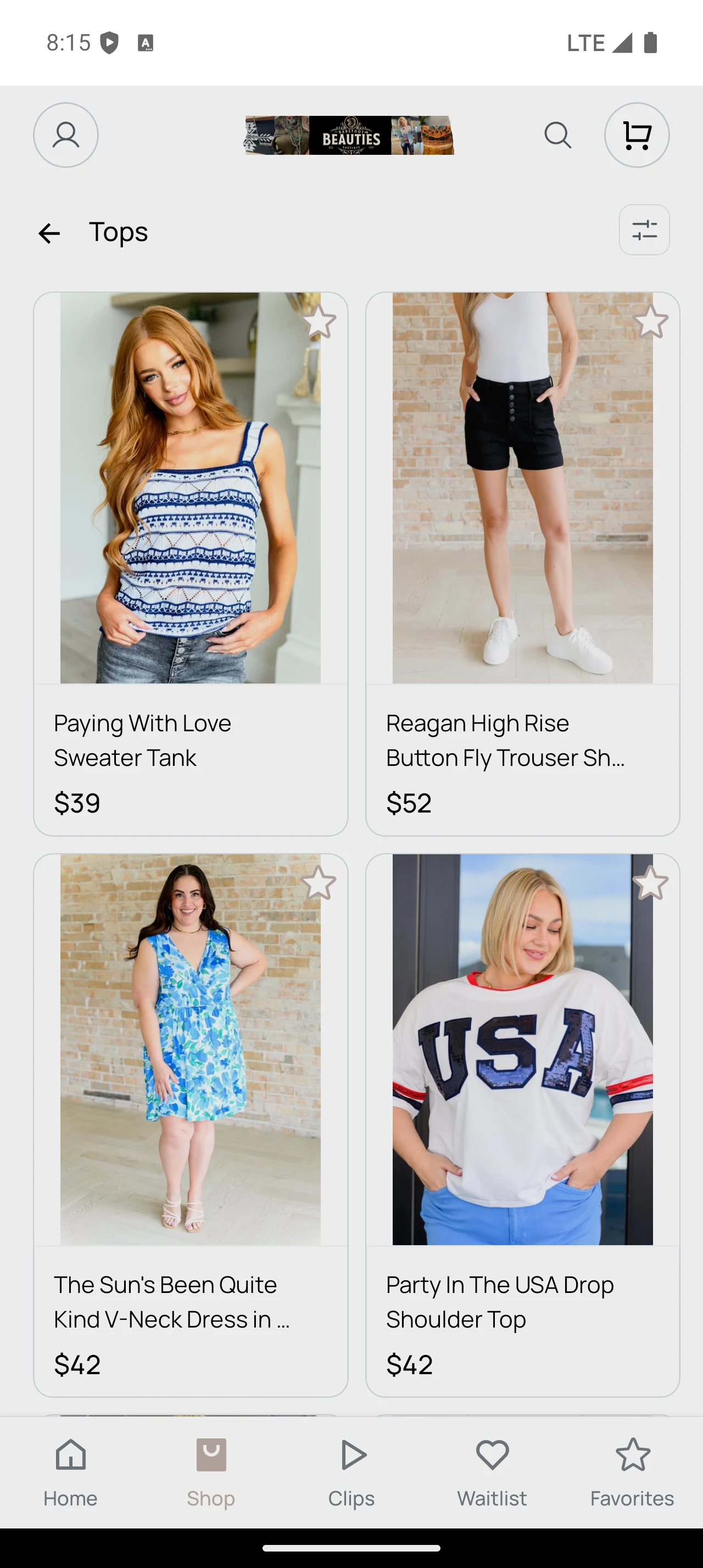 Barefoot Beauties Boutique screenshot